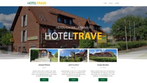 Hotel Trave Lübeck Webauftritt - by Media Studiyu